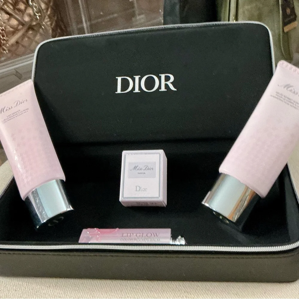 Dior Miss Dior Pink Lip Balm & skin care & Miss Dior parfume